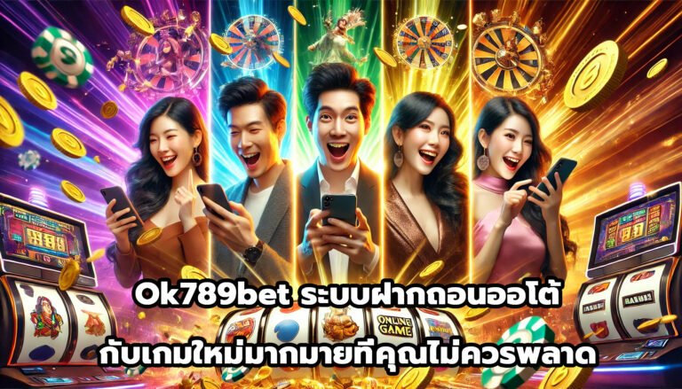 ok789bet ระบบฝากถอนออโต้ กับเกมใหม่มากมายที่คุณไม่ควรพลาด-1